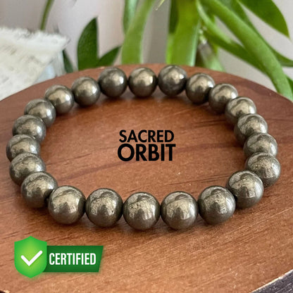 Pyrite Bracelet| Certified Natural Stone Bracelet